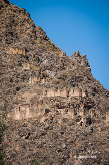 Ruins on Pincuylluna. Sacred Valley, Peru.