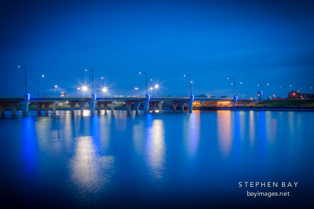 Martin Luther King Jr Parkway and Des Moines River.
