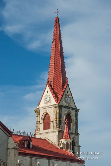 Spire of the Iglesia de la Merced. San Jose, Costa Rica.