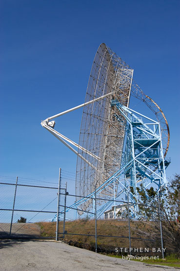 Radio telescope, also known as the Dish. Stanford University, Stanford, California.