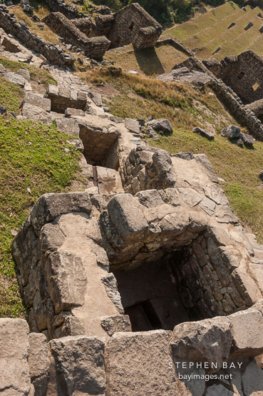 Baths. Machu Picchu, Peru.