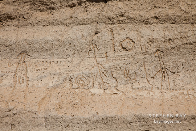Rock art at Petroglyph Point.