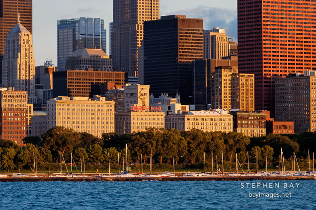 Chicago Harbor. Chicago, Illinois, USA.