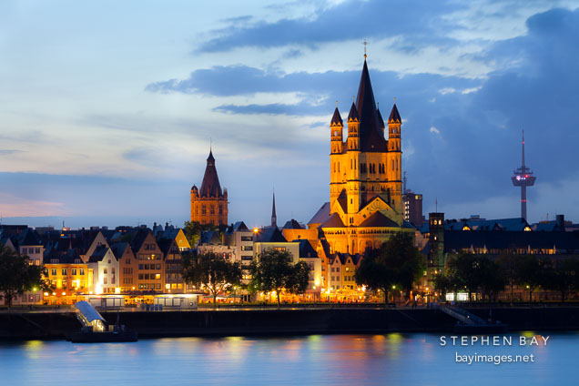 Great St Martin Church. Cologne, Germany.