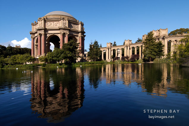 Palace of Fine Arts. San Francisco, California, USA.
