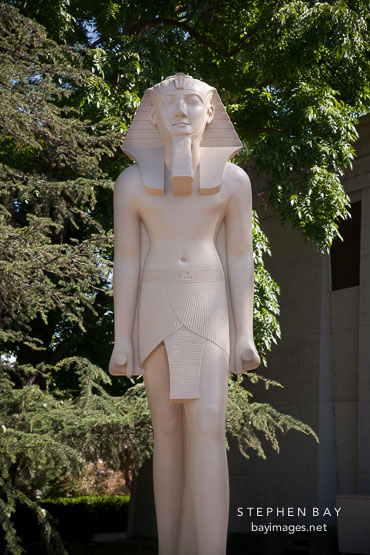 Statue of Thutmosis III. Rosicrucian Park, San Jose, California.