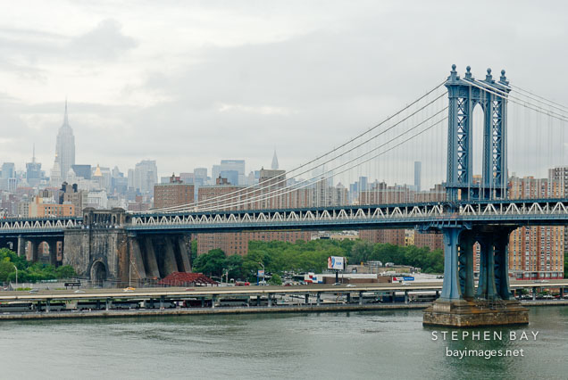 Manhattan Bridge. New York City, New York, USA.