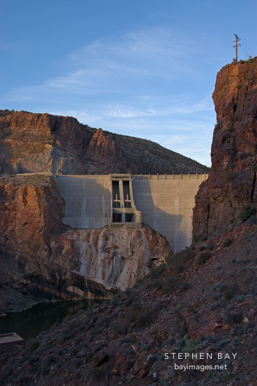 Theodore Roosevelt Dam. Apache Trail, Arizona, USA.