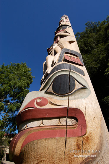 Totem pole. Stanford University. Stanford, California, USA.