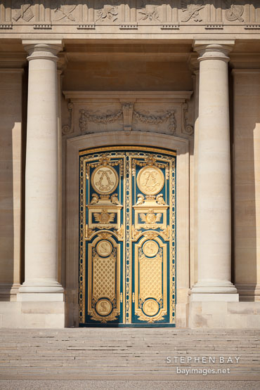 Entrance to Les Invalides. Paris, France.