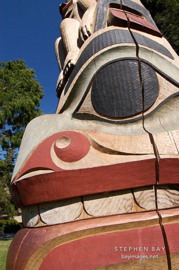 Totem pole. Stanford University. Stanford, California, USA.