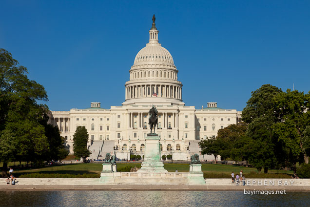 US Capitol and Grant Memorial. Washington, D.C.