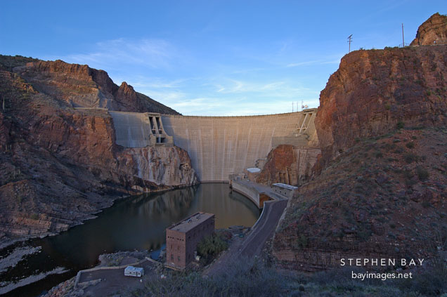 Theodore Roosevelt Dam. Apache Trail, Arizona, USA.