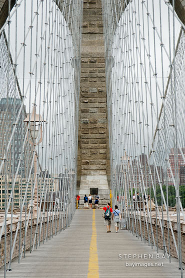 Brooklyn Bridge. New York City, New York, USA.