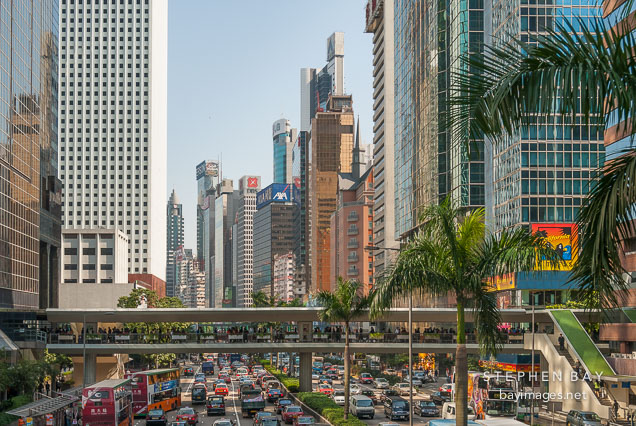 Gloucester road. Hong Kong, China.
