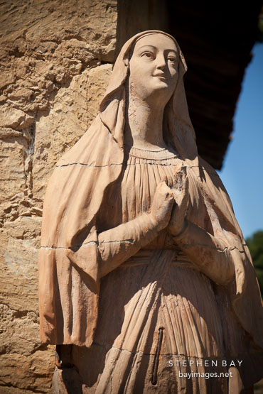 Statue of the Virgin Mary, Mission San Carlos Borromeo de Carmelo.