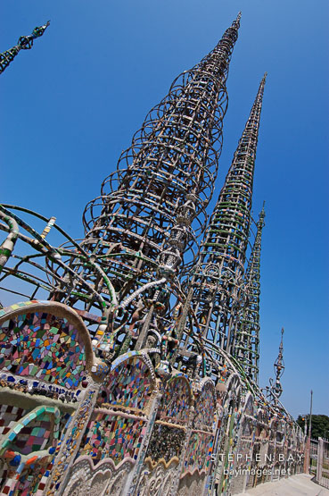 Towers. Watts, Los Angeles, California, USA.