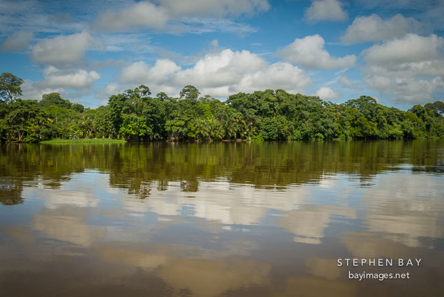 Canals in Tortuguero National Park. Costa Rica.