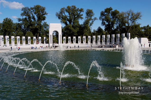 National World War II Memorial. Washington, D.C., USA.