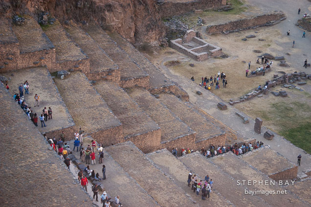 Terraces at Ollantaytambo. Sacred Valley, Peru.