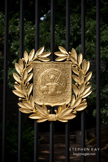 War Office seal at Arlington National Cemtery, Virgina.