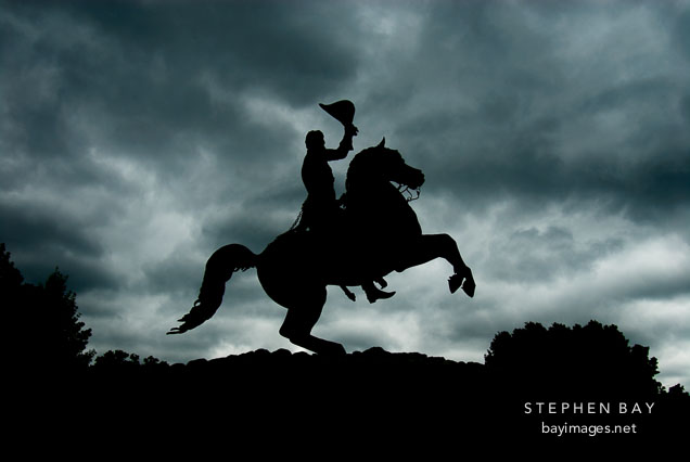 Andrew Jackson statue. Lafayette park, Washington, D.C.