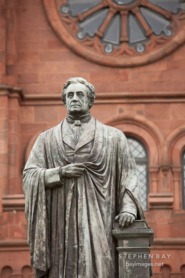 Statue of Joseph Henry. Smithsonian Castle, Washington, D.C.