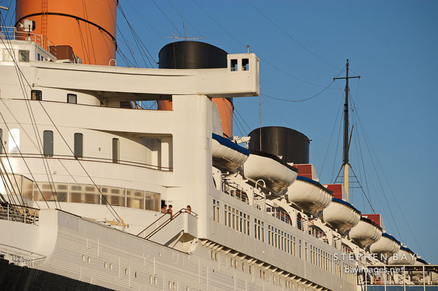 The Queen Mary. Long Beach, California, USA.