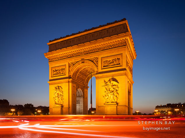 Arc de Triomphe. Paris, France.