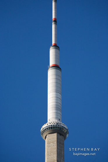 The Sky Pod observation deck at the CN Tower. Toronto, Canada.