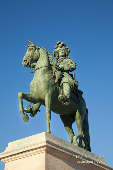 Statue of Louis XIV. Versailles, France.