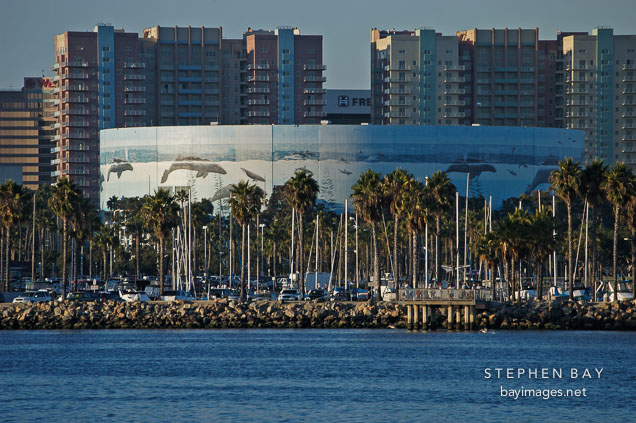 Planet Ocean mural. Long Beach, California, USA.
