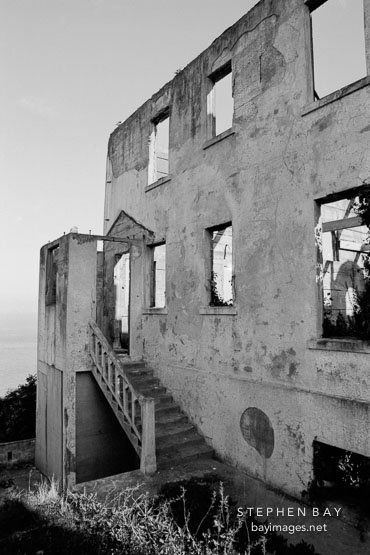 Warden's house. Alcatraz, San Francisco, California.