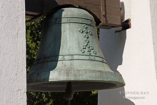 Bell of Dolores. El Pueblo, Los Angeles, California, USA.