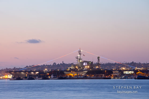 USS Midway Aircraft Carrier. San Diego.