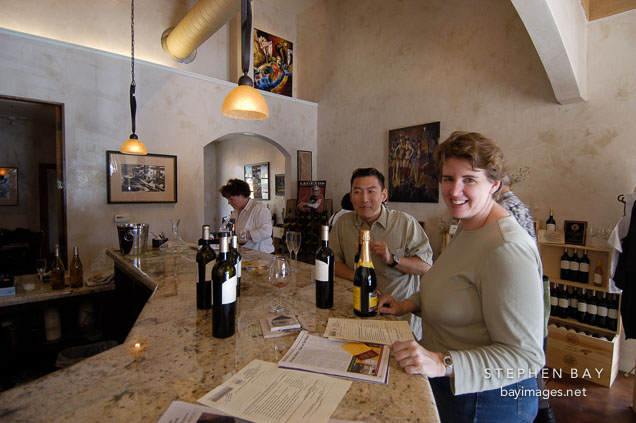 Wine tasting. Napa Valley, California, USA.
