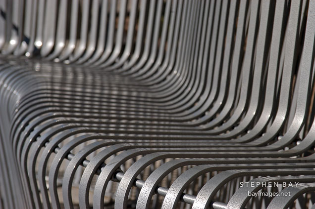 City bench. Phoenix, Arizona, USA.