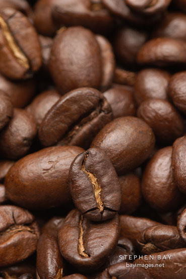 Coffee beans.