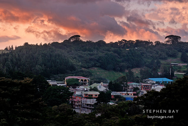 Sunset. Santa Elena, Costa Rica.