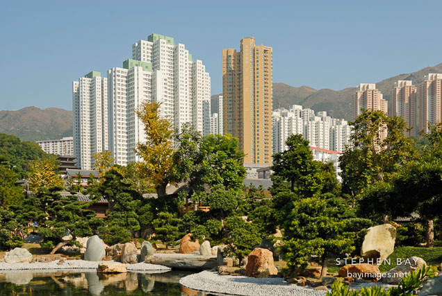 Nan Lian Gardens. New Kowloon, Hong Kong, China.