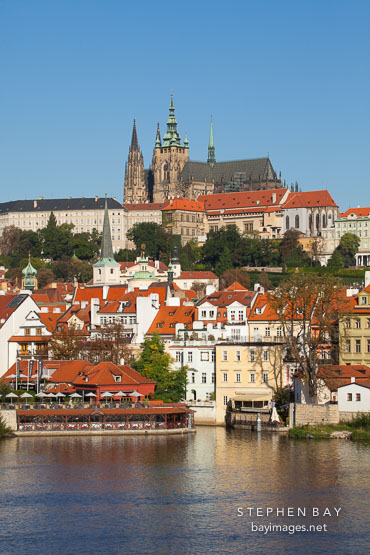 Prague castle and Hradcany. Prague, Czech Republic.