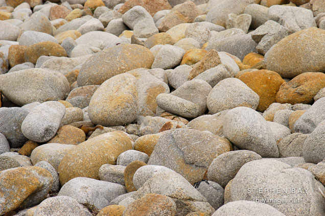 Rocks on the shoreline of 17-Mile drive, California, USA.