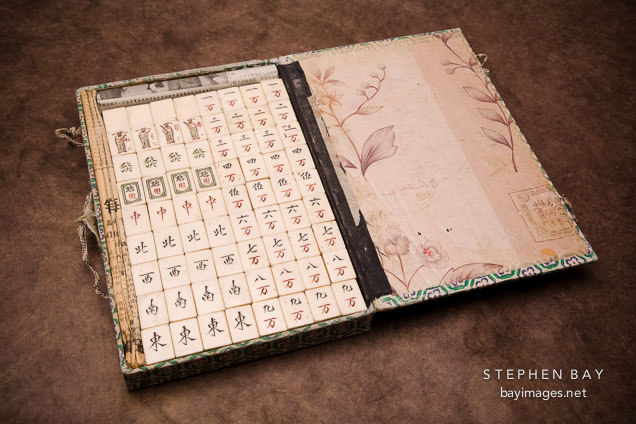 Mahjong set.
