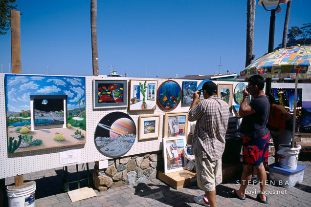 Art fair. Avalon, Catalina Island, California.