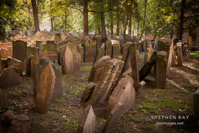 Old Jewish Cemetery in Prague.