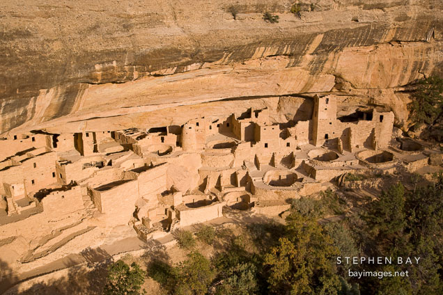 Cliff Palace, an Anasazi Indian Ruin. Mesa Verde NP, Colorado.