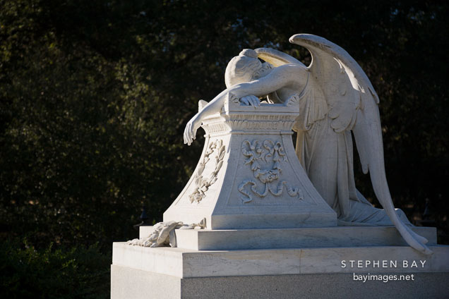 Angel of Grief (original sculpture by William Wetmore Story). Stanford University, California.
