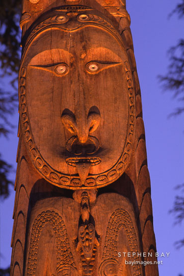 Papua New Guinea statue garden. Stanford University, Stanford, California, USA