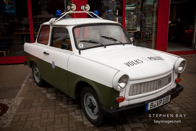 Trabant police car. Berlin, Germany