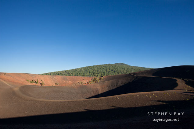 Crater of the Cinder Cone. Lassen NP, California.